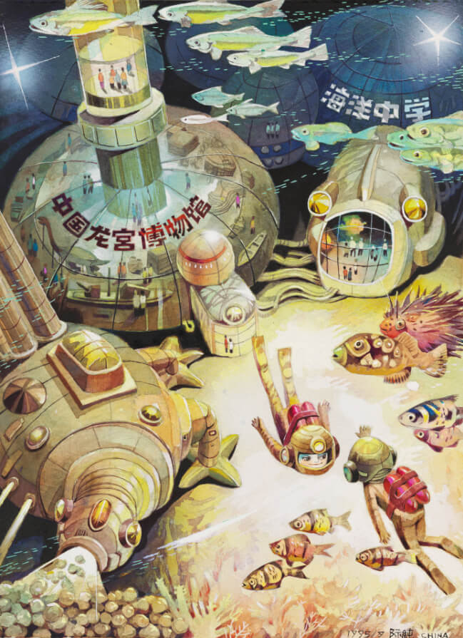 #003 Science fiction painting