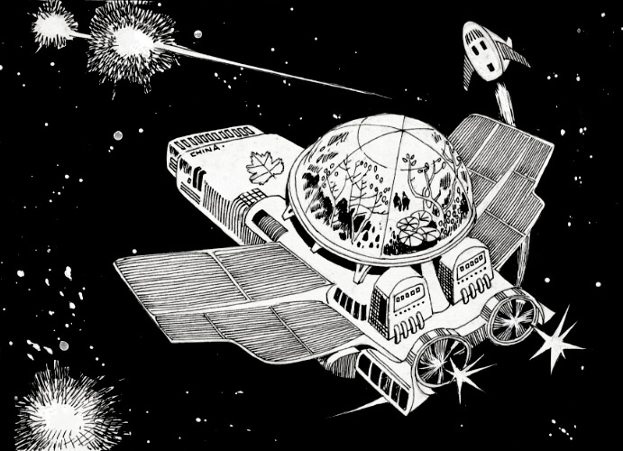 #024 Science fiction painting