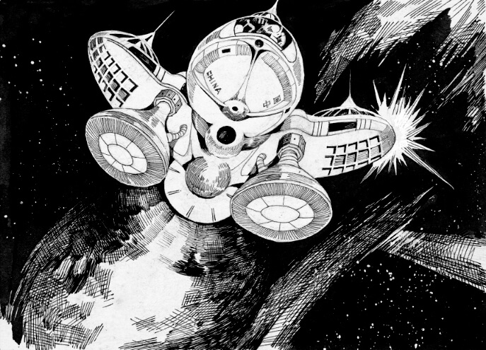 #026 Science fiction painting