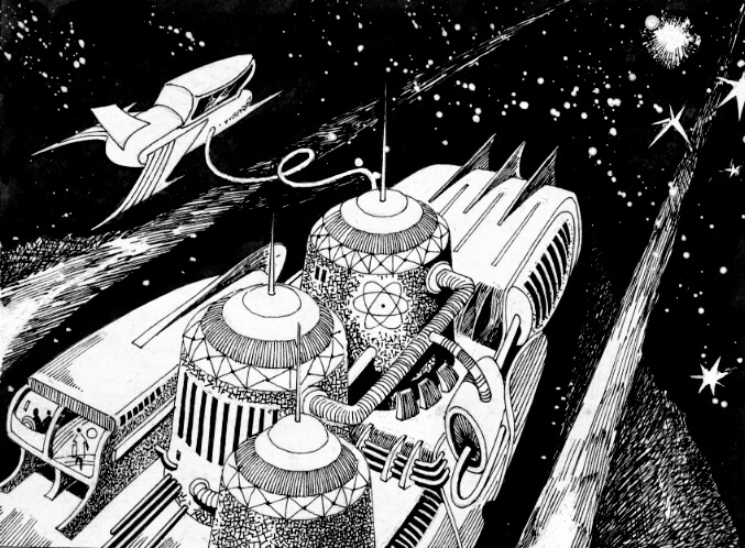 #029 Science fiction painting