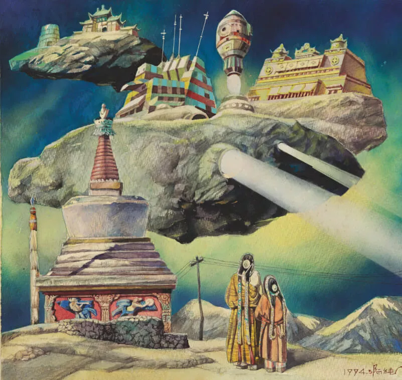 #014 Science fiction painting