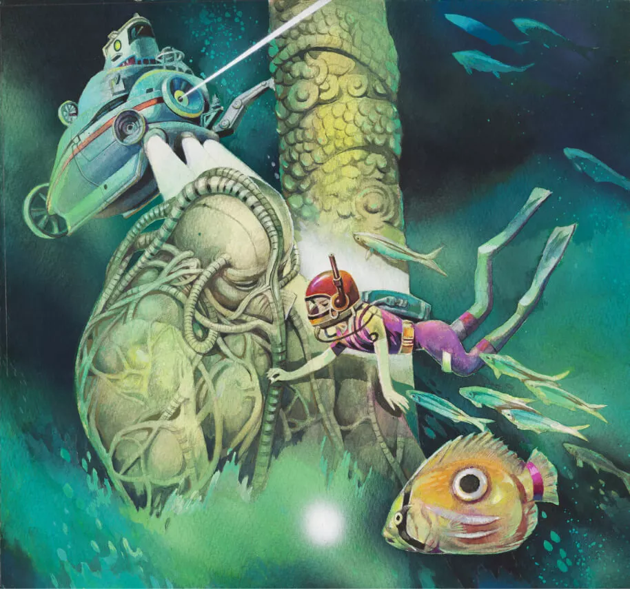 #015 Science fiction painting