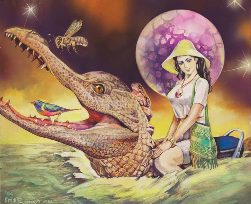 #016 Science fiction painting