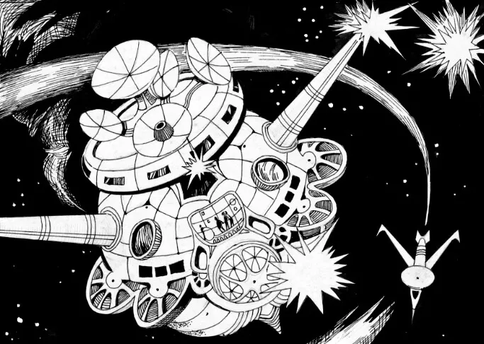 #025 Science fiction painting